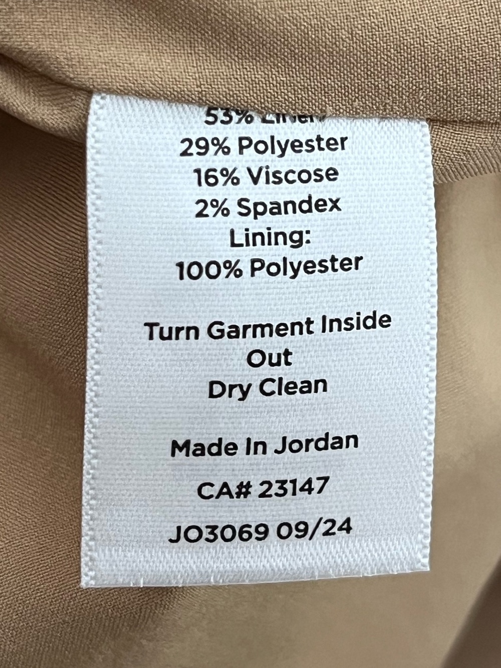 NWT Linen Blend Oatmeal Career Office Button Front Sleeveless Vest Sz 20W - Picture 8 of 11